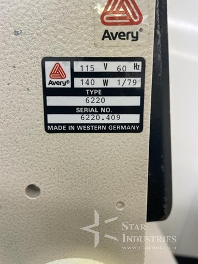 Used Avery Labeler Model 6220