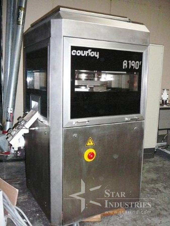 Used Courtoy 30 station B-tooled Tablet Press, 1996