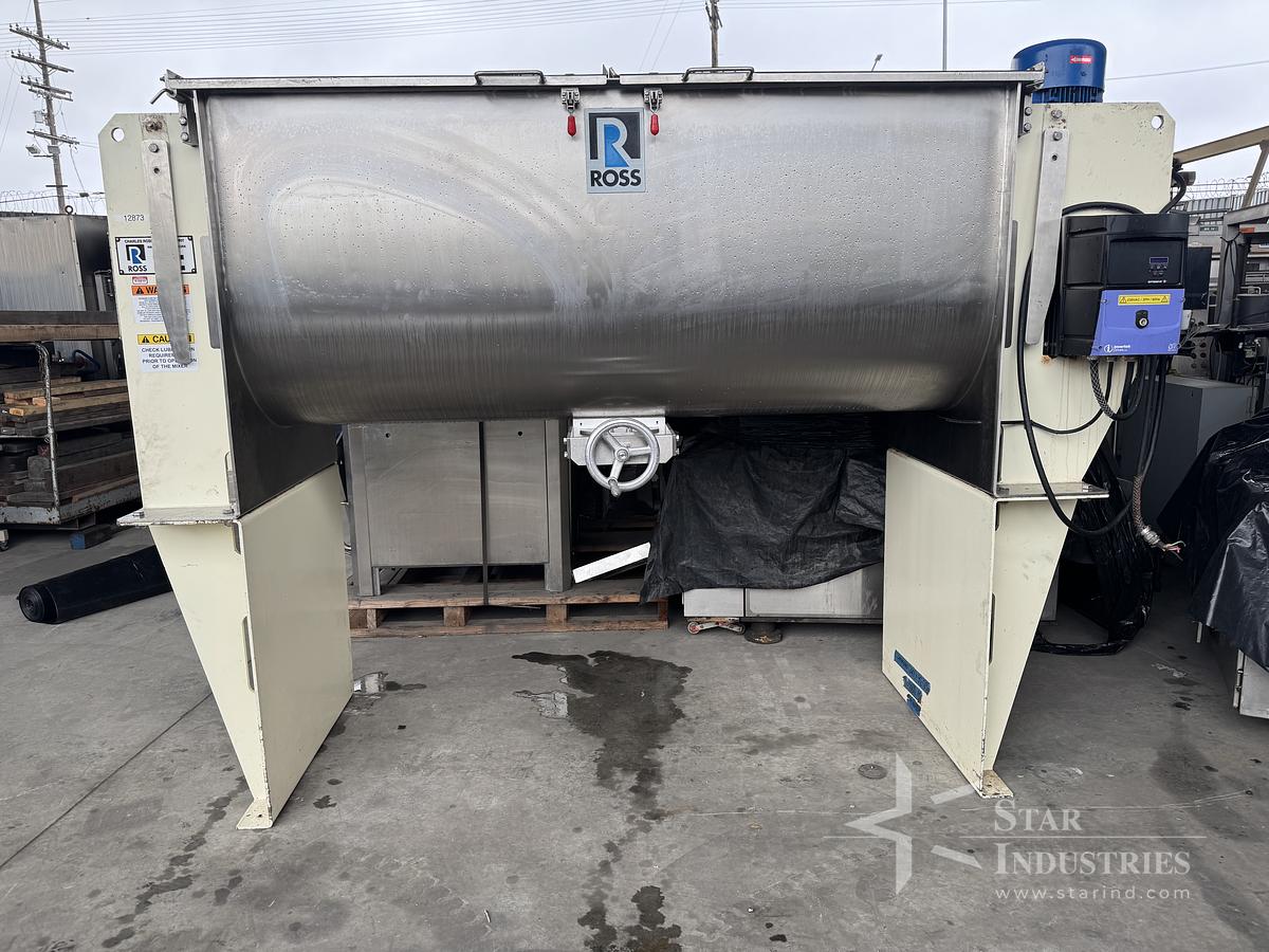 Used Ross 36 c.f. s.s. Ribbon Blender, Model RB42B-36