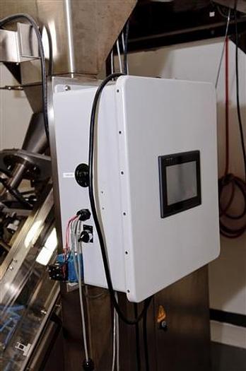 Used Ohlson 14 Head Combination Weighing Machine w/ Vertical Form Fill & Seal Bagging Machine