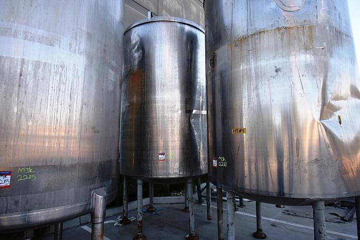 Used Tank, 2,000 Gallon, 316 Stainless Steel, 6' x 9'