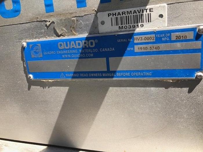 Used Quadro Y-tron Model HV3 60 HP Homogenizer