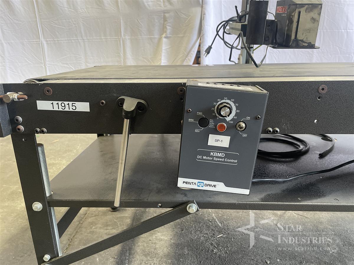 Used Eastey Printer with Conveyor Belt