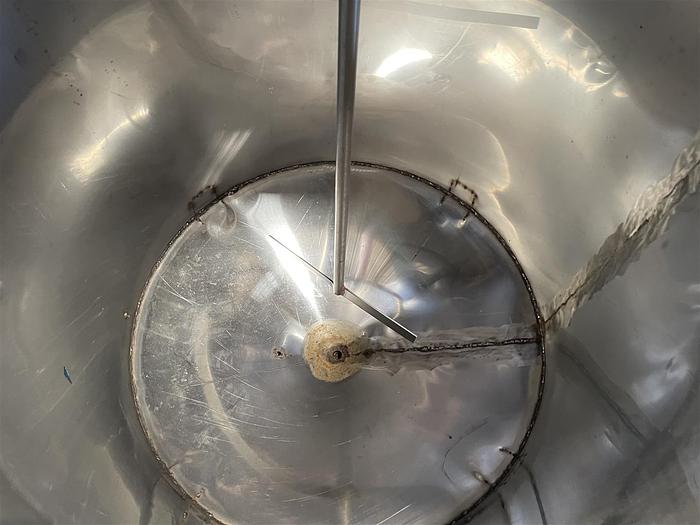 Used Stainless Steel Mixing Tank w/ Mixer