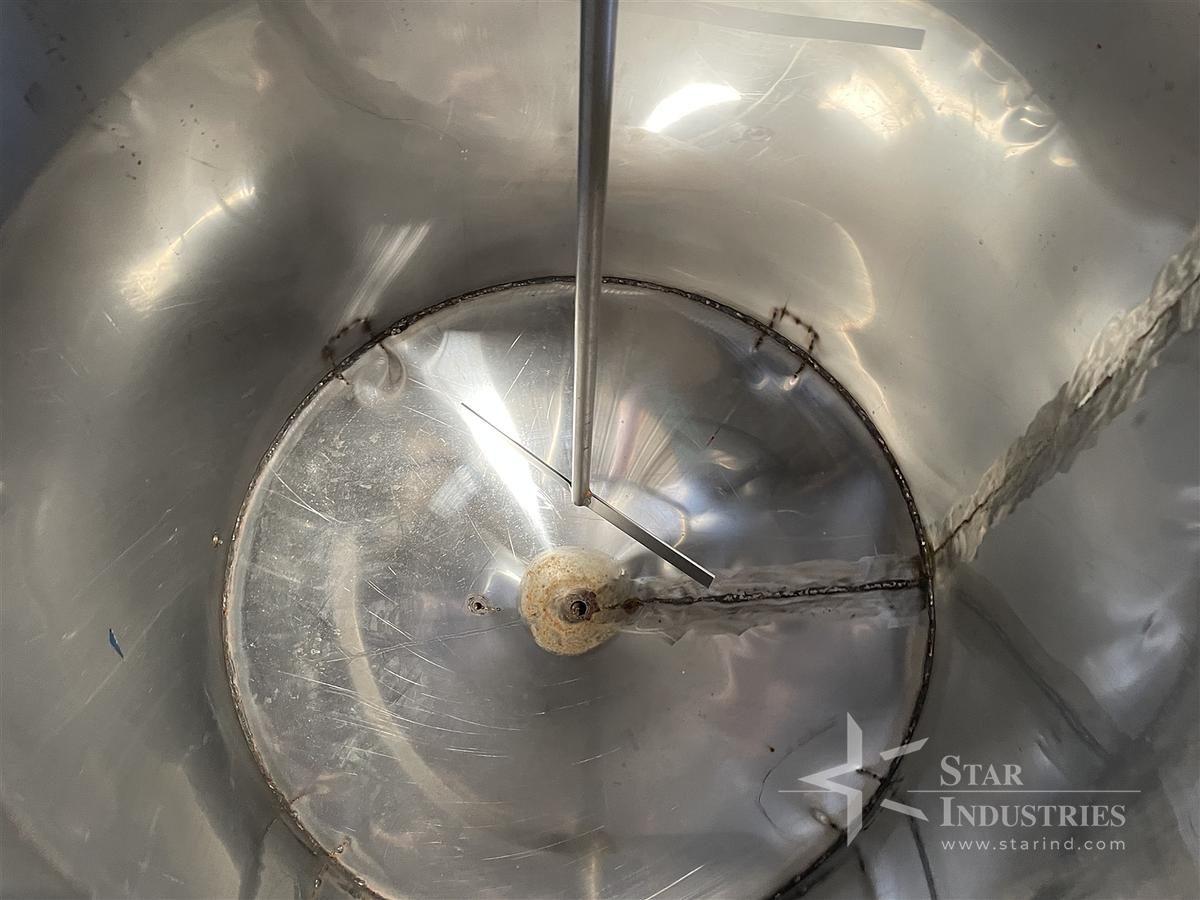 Used Stainless Steel Mixing Tank w/ Mixer