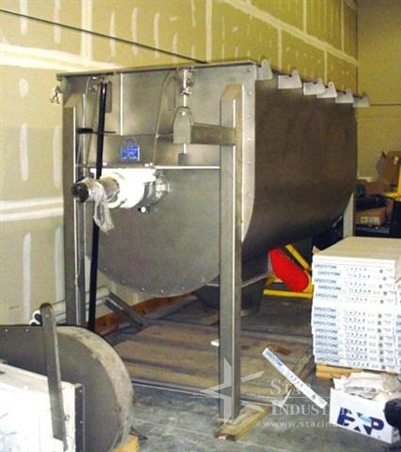 Used 114 cubic foot stainless Ribbon Blender