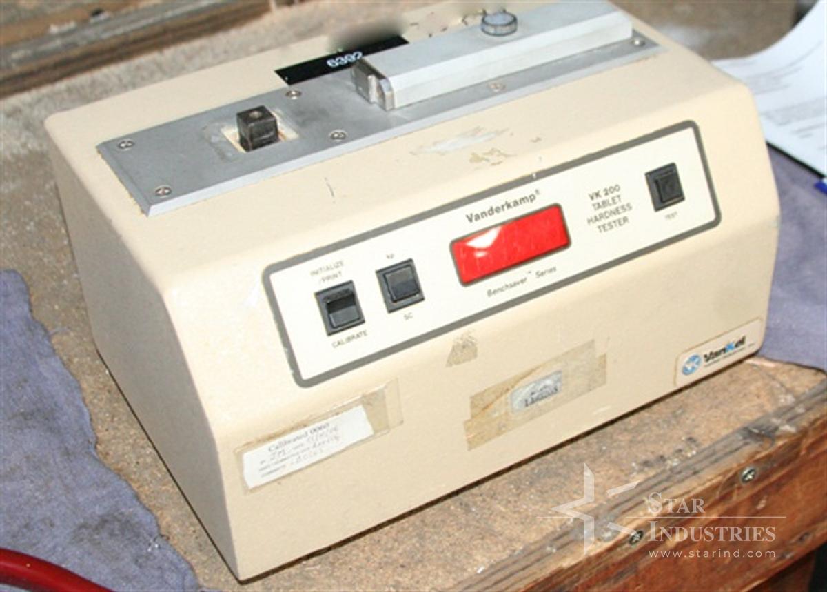 Used Vankel Benchsaver VK200 Tablet Hardness Tester