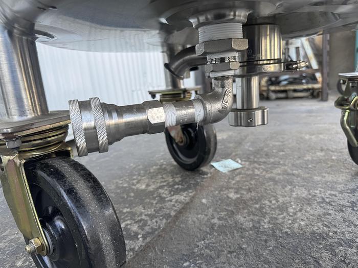 Used Tank, 316L Stainless Steel, Walker, Jacketed