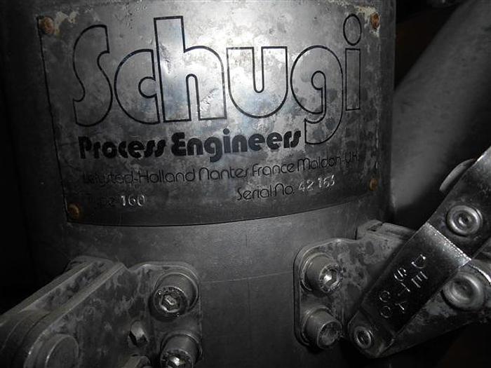 Used Bepex Schugi continuous mixer and agglomerator