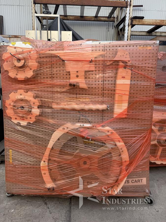 Used Capmatic Model Rebel Monoblock Capper for pumps, with multiple change parts