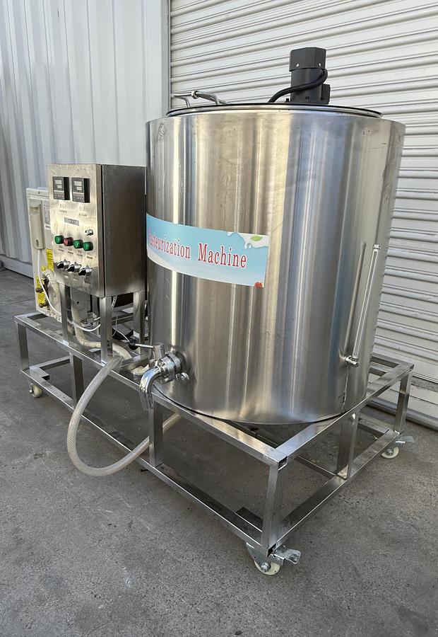Used Tank, Pasteurization Machine with Chiller