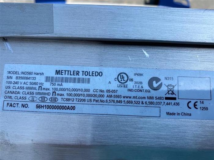 Used Mettler Toledo Floor Scale, IND 560