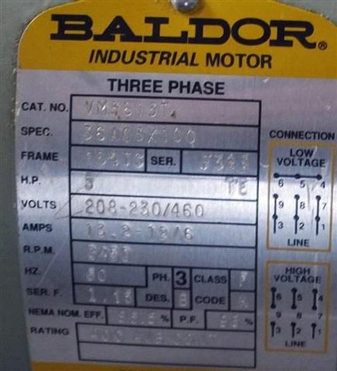 Used Fristan 5 h.p. 'J' stainless steel Pump