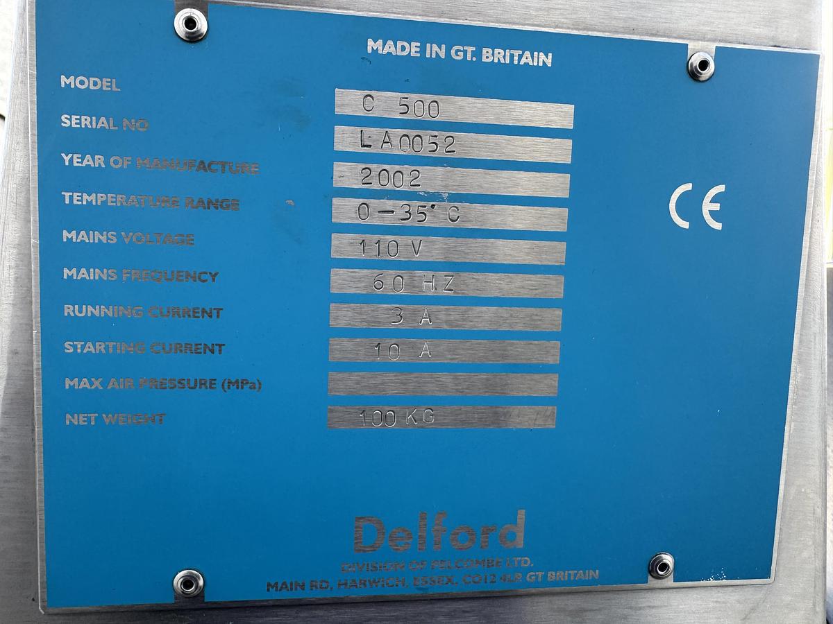 Used Delford Concept 500 Top Pressure Sensitive Labeler