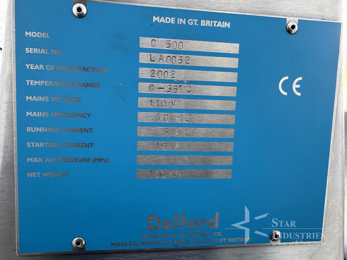 Used Delford Concept 500 Top Pressure Sensitive Labeler