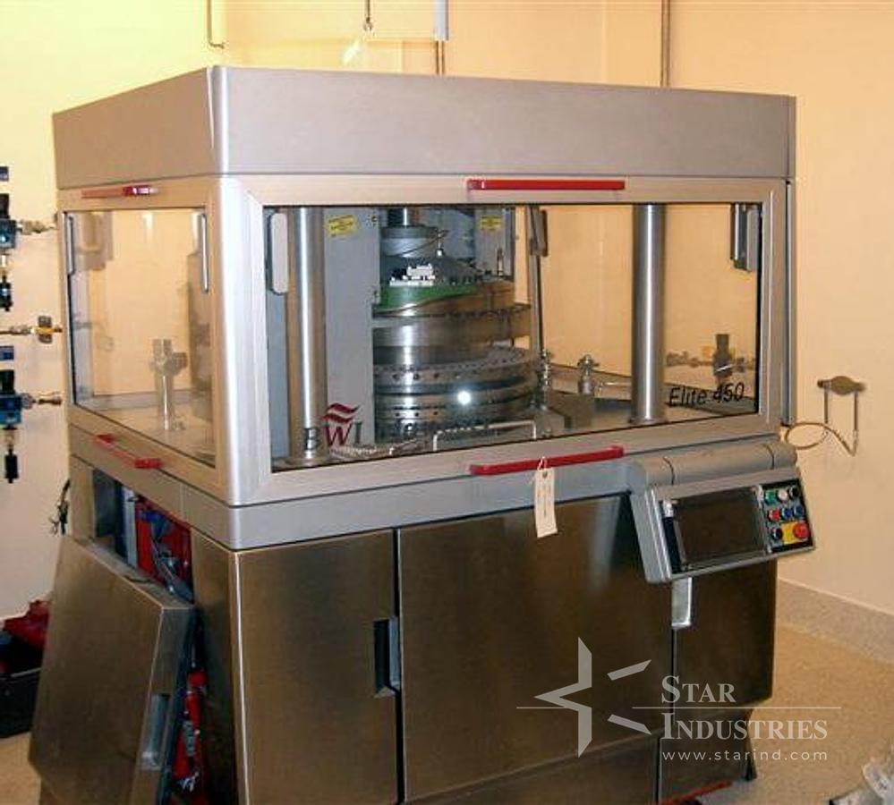 Used Manesty Elite 450 45 station B-tooled Tablet Press