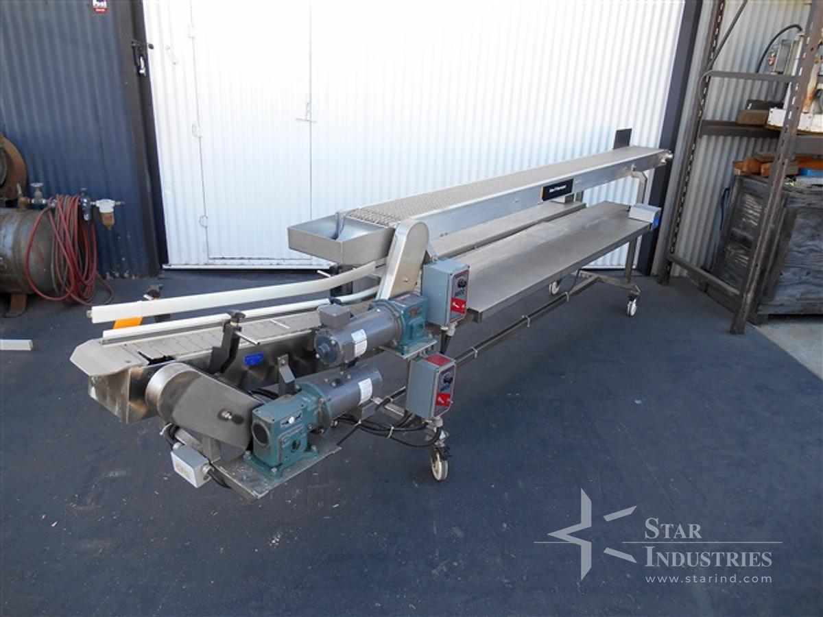 Used Stainless Steel Double Deck Conveyor