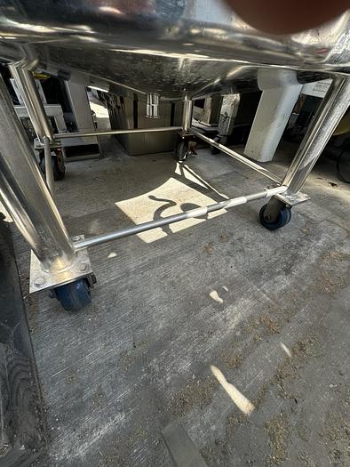 Used 200 Gallon S.S. Tank on wheels