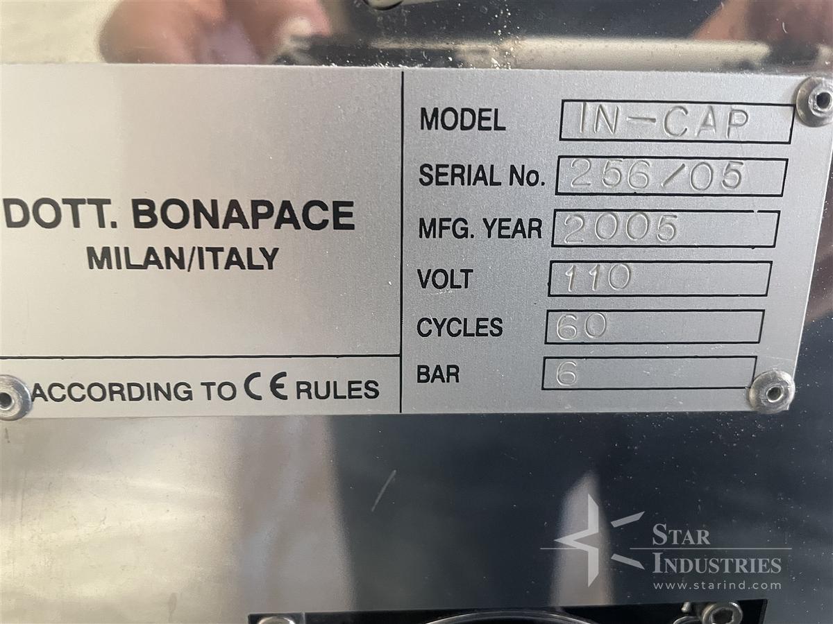 Used Dott Bonapace IN-CAP Encapsulator
