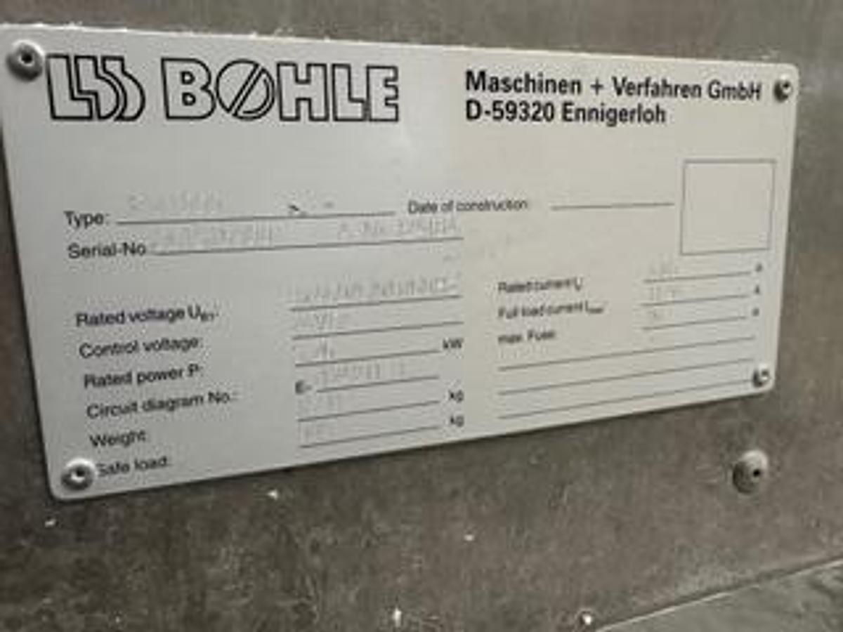 Used Bohle Pharma Post Blender, Bin Post