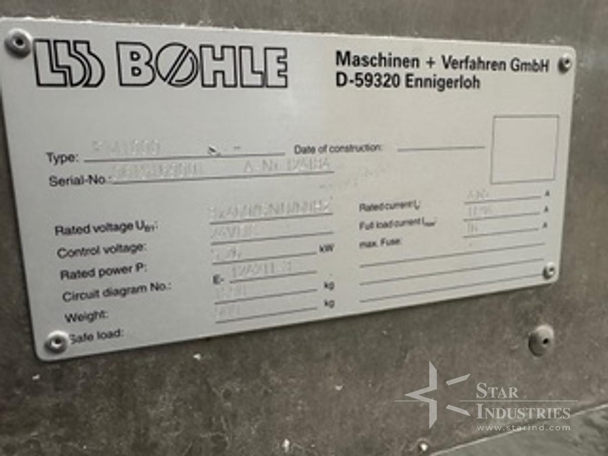 Used Bohle Pharma Post Blender, Bin Post