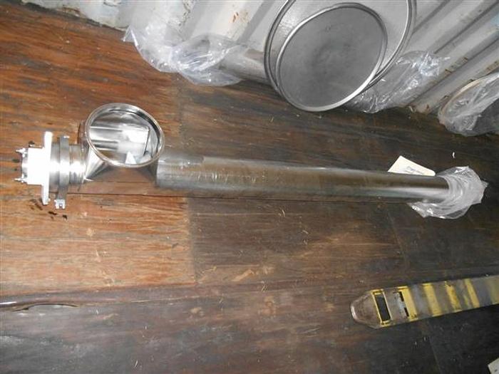 Used 7 ft Stainless Steel Screw Conveyor