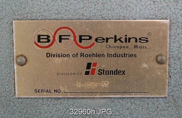Used BF Perkins 2 Roll Lab 19" Face Calender #32960