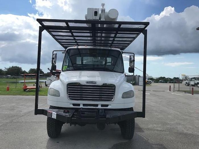 Used 2007 Freightliner M2 4X4 Flatbed Altec LRV-55 60ft Over-Center Bucket Truck -C41775