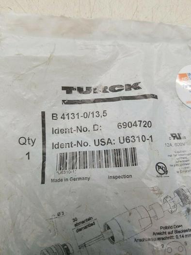 TURCK B4131-0/13,5 CONNECTOR