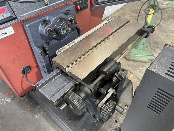 Used Starrett 14" Optical Comparator with Quadra-Chek 2000 Digital Read Out HB350