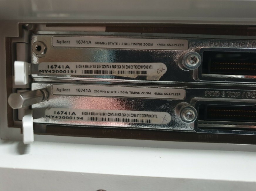 Used AGILENT 16901A LOGIC ANALYSIS SYSTEM W/ X2 16741A MODULES (R4S1.3)