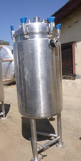 Used Reactor, 79 Gallon, 316L S/st, Jkt, 50 PSI, Precision, C #S744228