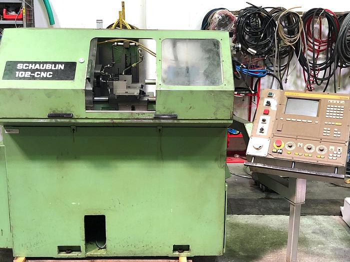 Gebraucht CNC Drehmaschine SCHAUBLIN 102-CNC