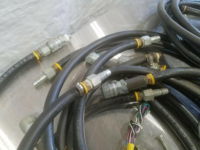Used one Lot of High Pressure Hoses and Quick Release Fittings