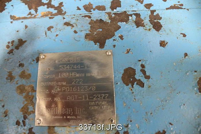 Used Chemineer 50PB1S Side Mount Agitator #33713