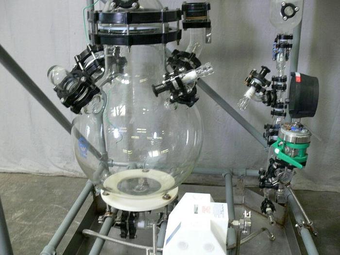 Used Sentinel Process Systems 50 Liter Gas Scrubber with Almatec diaphragm Pump