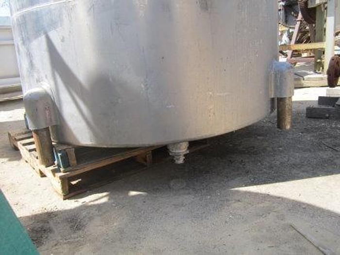 Used Tank, 1,024 Gallon, 316 Stainless Steel, Chem Tek, 6' x 6', OT/FB #S737705