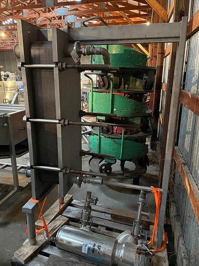 Used Chester Jensen Plate and Frame Heat Exchanger