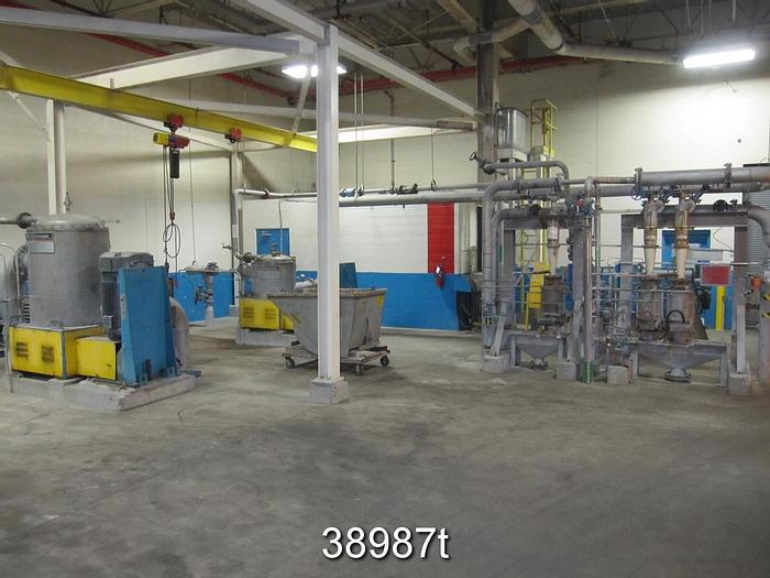Used 100 Tpd Input, 80 Tpd Output Deink Fiber System #38987