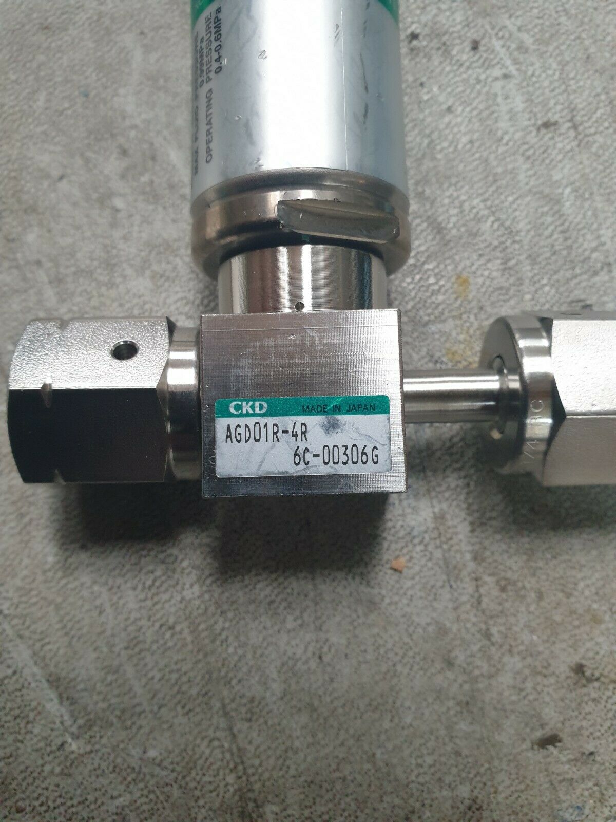 Used CKD Corporation AGD01R-4R VALVE (rbd2.1b5)
