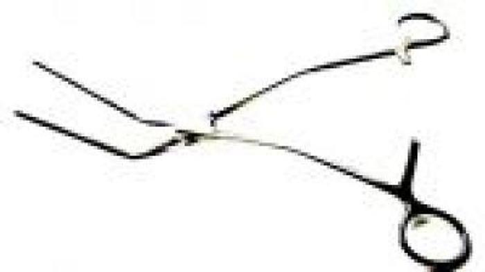 Used Clamp Atraumatic Hayes Resection Low Angle Colon 80mm Jaw 260mm