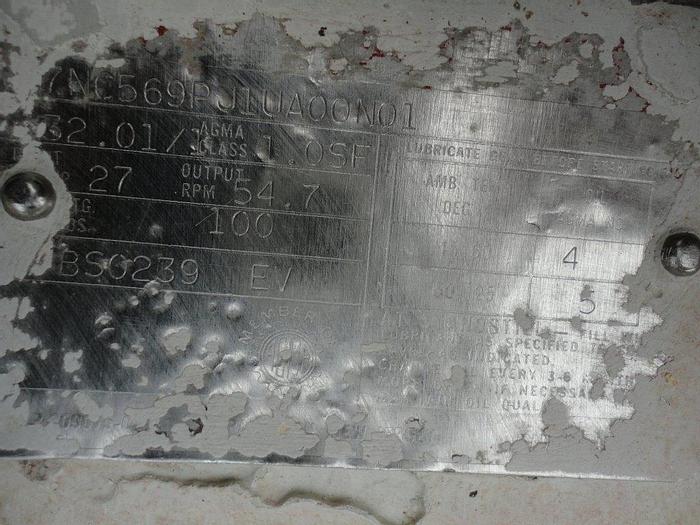 Used Mixer, V-Type, 100 CF, 316 S/st, PK, 15 HP, #S741446