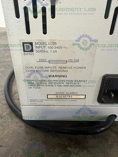  for parts or not working Lot of 9 - Dionex  LC25 Chromatography Oven