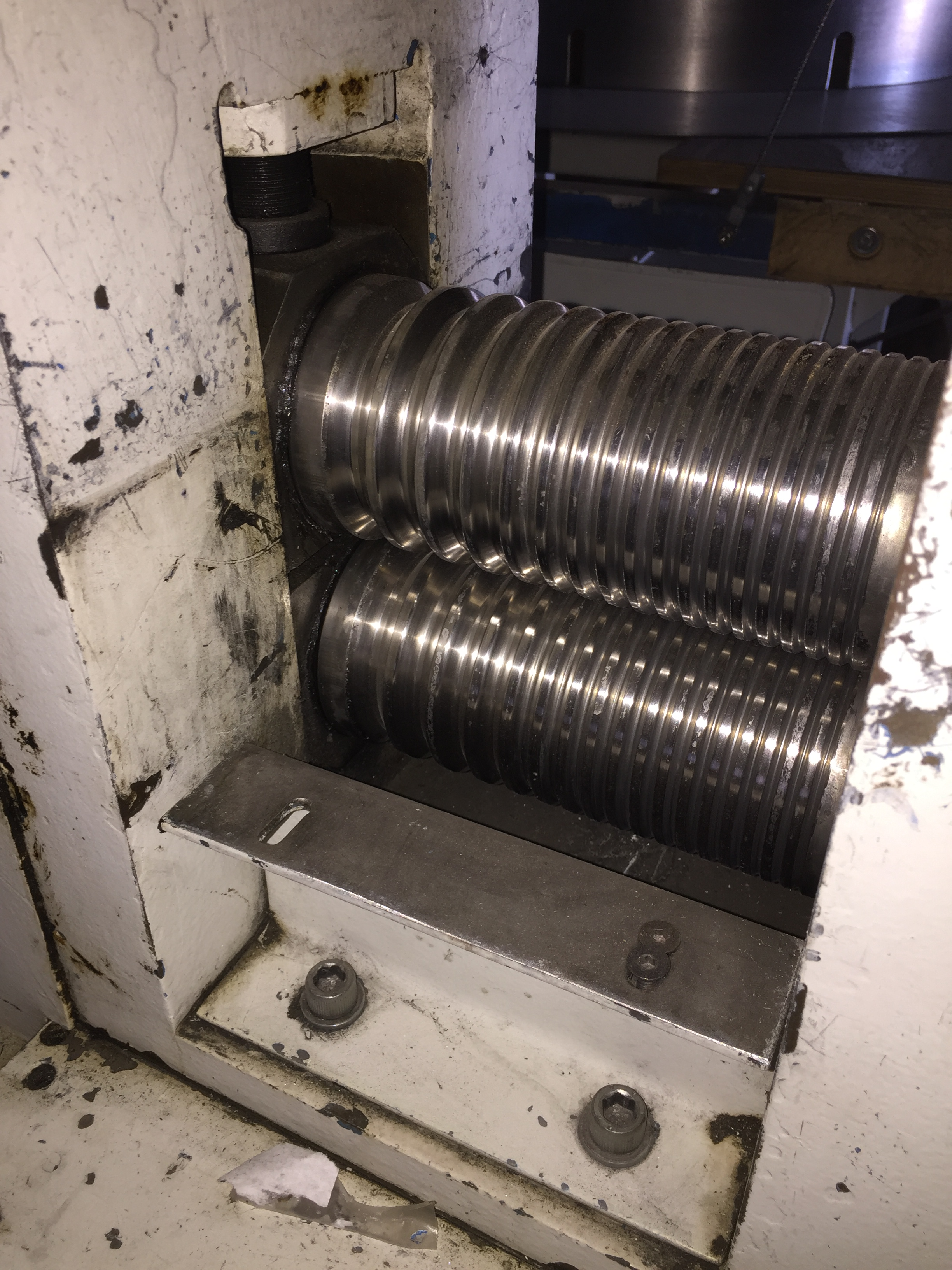 Used Rod Rolling Mill with Pay-Off / Re-Wind