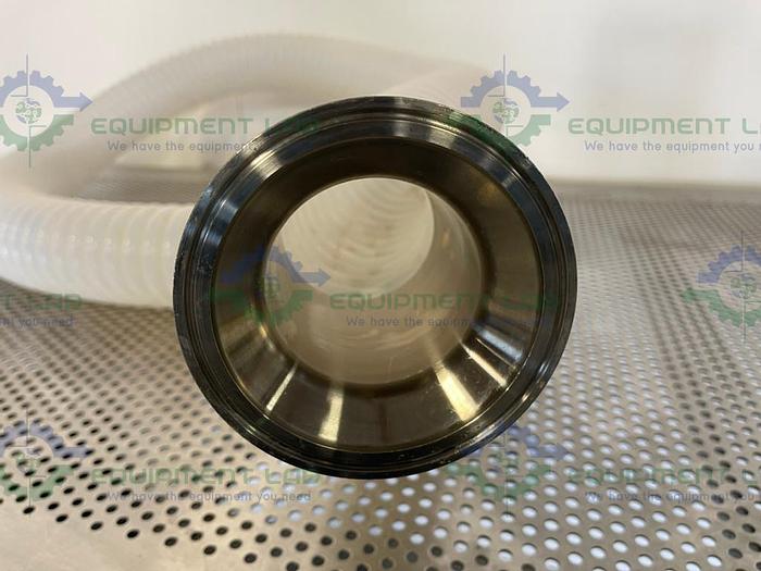 Used Flow Components 93" Flexible Hose w/ 4" Sanitary Fitting