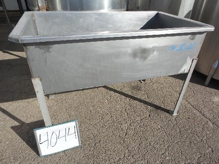 120 Gallon Rectangular Stainless Steel Tank