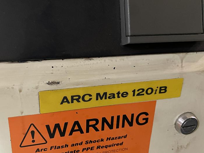Used FANUC ARCMATE 120iB 6 AXIS CNC ROBOT WITH RJ3iB CONTROLLER