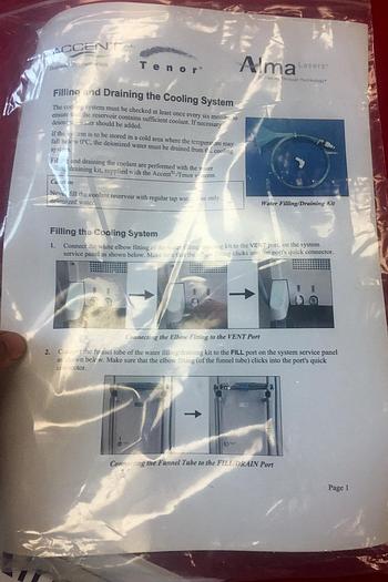 Used Alma Accent XL w/ 3 HP's: Unilarge, Bipolar & Uniform