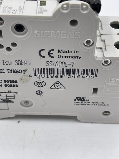 Used Siemens 5SY6206-7