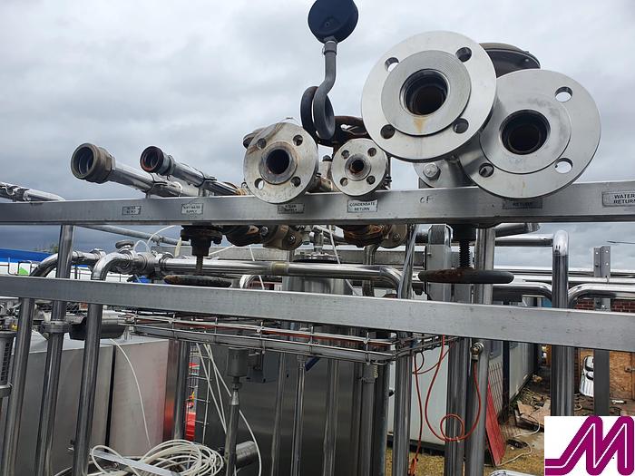 Used 2011 1,000 Litre Per Hour Skid Mounted Cream Pasteuriser